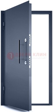Черная металлическая бронированная дверь ДБ-1 в Иваново