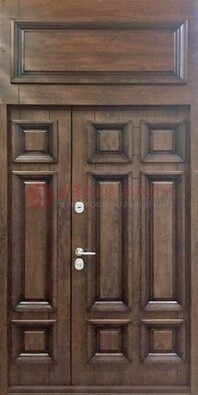 Классическая входная дверь с верхней фрамугой ДФГ-15 в Иваново