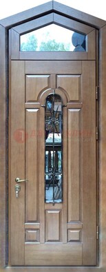 Железная дверь Винорит с фрамугой для частного дома ДФГ-34 в Иваново