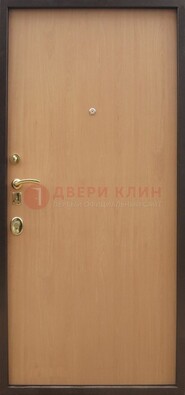 Коричневая стальная дверь с ламинатом ДЛ-1 в Иваново