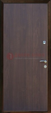 Темная металлическая дверь с ламинатом ДЛ-5 в Иваново