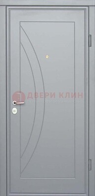 Белая железная дверь с МДФ ДМ-29 в квартиру в Иваново