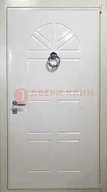 Белая входная дверь с МДФ ДМ-30 в квартиру в Иваново