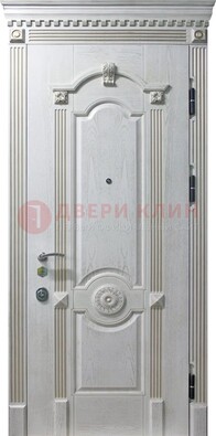 Белая дверь с МДФ ДМ-525 в Иваново