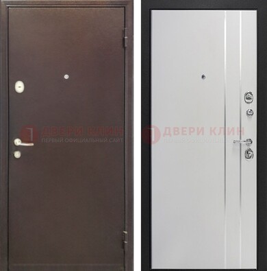 Входная дверь с порошковым покрытием с МДФ с молдингами ДП-232 в Иваново