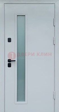 Светлая железная дверь с порошковым напылением ДП-303 в Иваново