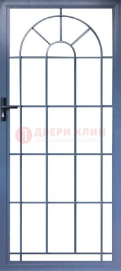 Синяя металлическая решетчатая дверь ДР-28 в Иваново