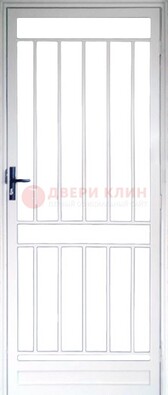 Железная решетчатая дверь белая ДР-32 в Иваново