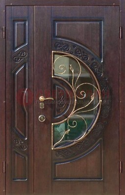 Полуторная железная дверь Винорит в классическом стиле ДСК-272 в Иваново