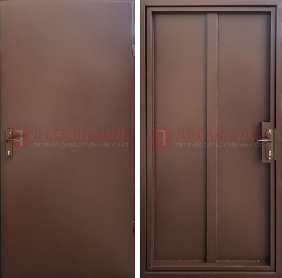 Техническая дверь с порошковым покрытием медный антик с двух сторон ДП-253 в Иваново