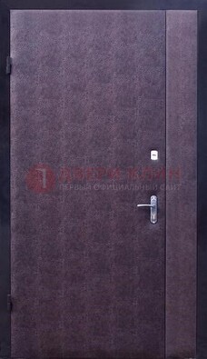Бордовая металлическая тамбурная дверь ДТМ-3 в Иваново