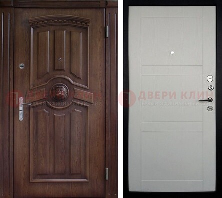 Темная входная дверь с виноритом ДВТ-216 в Иваново