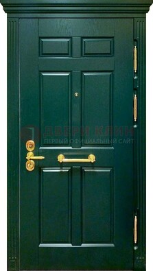 Классическая зеленая дверь с виноритом на улицу ДВТ-248 в Иваново