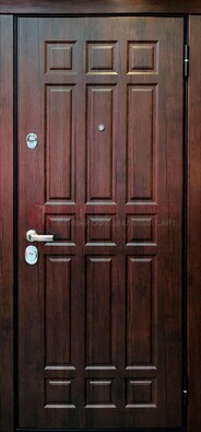 Темная стальная дверь с виноритом ДВТ-45 в Иваново