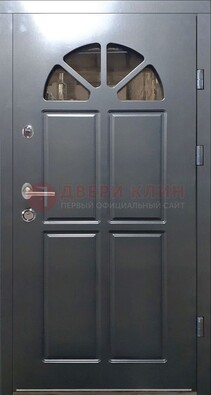 Темная входная дверь с виноритом и терморазрывом ДВТ-64 в Иваново