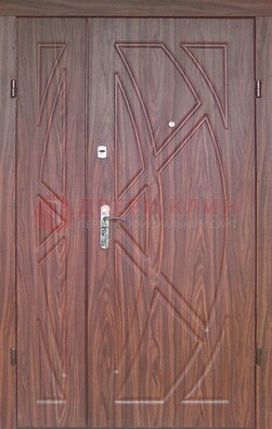 Железная тамбурная полуторная дверь с МДФ ПЛ-7 в Иваново